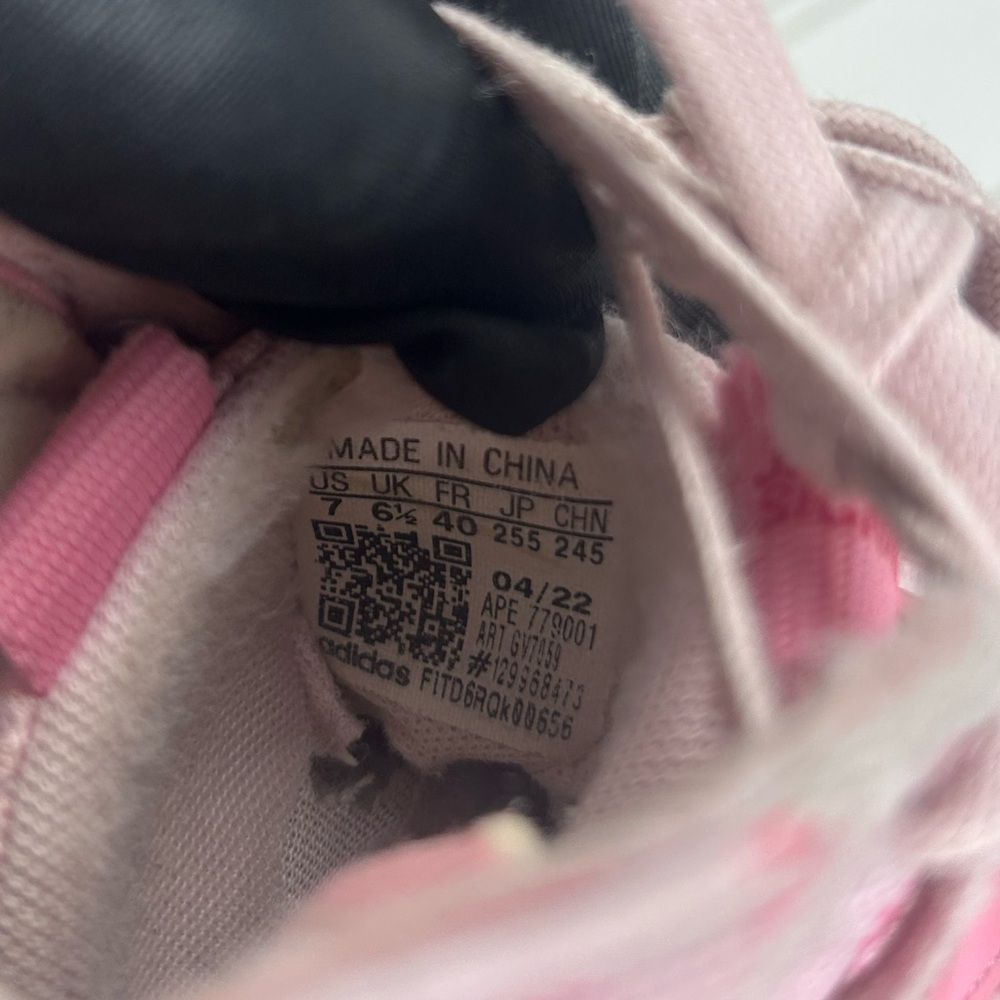 Adidas Harden Vol. 6 Pink Monogram Basketball Shoes Women’s Size 7 retail $200 - Picture 5 of 12